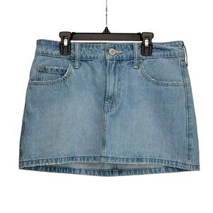 Hollister Mid Rise Jean Skirt Size 2
